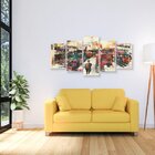 Quadro Decorativo Mosaico Tendenci Abstrato - Turista