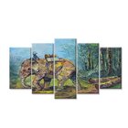 Quadro Decorativo Mosaico Tendenci Animais - Elephant Carrier