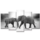 Quadro Decorativo Mosaico Tendenci Animais - Free Elephants
