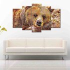 Quadro Decorativo Mosaico Tendenci Animais - Furry Bear