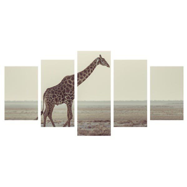Quadro Decorativo Mosaico Tendenci Animais - Girafa
