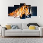 Quadro Decorativo Mosaico Tendenci Animais - Horseven