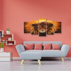 Quadro Decorativo Mosaico Tendenci Animais - Leão