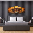 Quadro Decorativo Mosaico Tendenci Animais - Leão