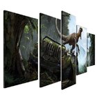 Quadro Decorativo Mosaico Tendenci Animais - Novo Jurássico