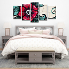 Quadro Decorativo Mosaico Tendenci Arte Urbana Flower Graffit