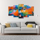 Quadro Decorativo Mosaico Tendenci Arte Urbana Mural Color Be