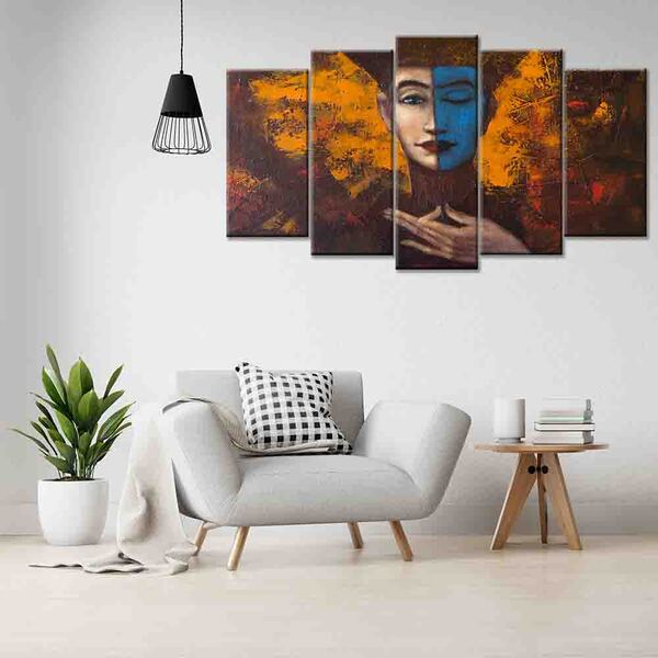 Quadro Decorativo Mosaico Tendenci Conceitual Dupla Face - 13