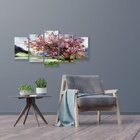 Quadro Decorativo Mosaico Tendenci Floral - Sakura