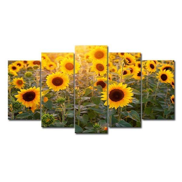 Quadro Decorativo Mosaico Tendenci Floral - Sunflower