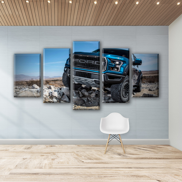 Quadro Decorativo Mosaico Tendenci Hobbies Offroad Monster 133x63cm Leroy Merlin