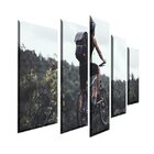 Quadro Decorativo Mosaico Tendenci Hobbies - Bike Adventures