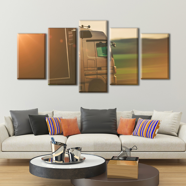 Quadro Decorativo Mosaico Tendenci Hobbies Hit The Road 133x63cm Leroy Merlin
