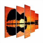 Quadro Decorativo Mosaico Tendenci Hobbies - Ilha Violão