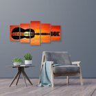 Quadro Decorativo Mosaico Tendenci Hobbies - Ilha Violão