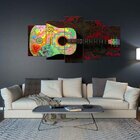 Quadro Decorativo Mosaico Tendenci Hobbies - New Age Guitar