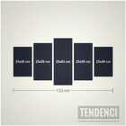 Quadro Decorativo Mosaico Tendenci Hobbies Stadium Lights - 1