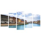 Quadro Decorativo Mosaico Tendenci Paisagens - Arno River