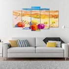 Quadro Decorativo Mosaico Tendenci Paisagens - Beach Vacation
