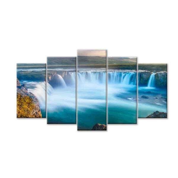 Quadro Decorativo Mosaico Tendenci Paisagens - Blue Falls