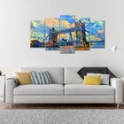 Quadro Decorativo Mosaico Tendenci Paisagens - Bridged Art