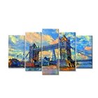 Quadro Decorativo Mosaico Tendenci Paisagens - Bridged Art