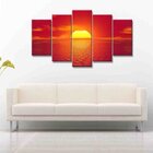 Quadro Decorativo Mosaico Tendenci Paisagens - Crepuscular