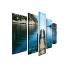 Quadro Decorativo Mosaico Tendenci Paisagens - Greece