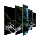 Quadro Decorativo Mosaico Tendenci Paisagens - Life Is A Wate