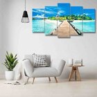 Quadro Decorativo Mosaico Tendenci Paisagens - Paradise Isle