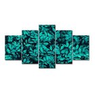 Quadro Decorativo Mosaico Tendenci Vegetação - Vegetação Folh