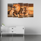 Quadro Decorativo Mosaico União Familiar