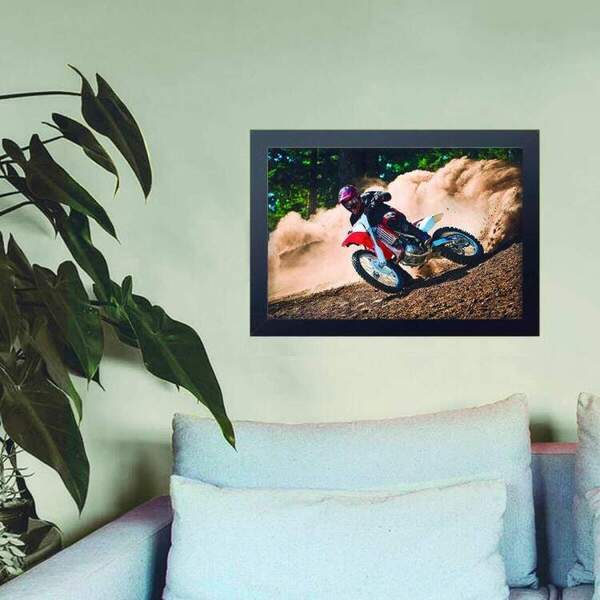 Quadro Decorativo Moto 04  20x30cm