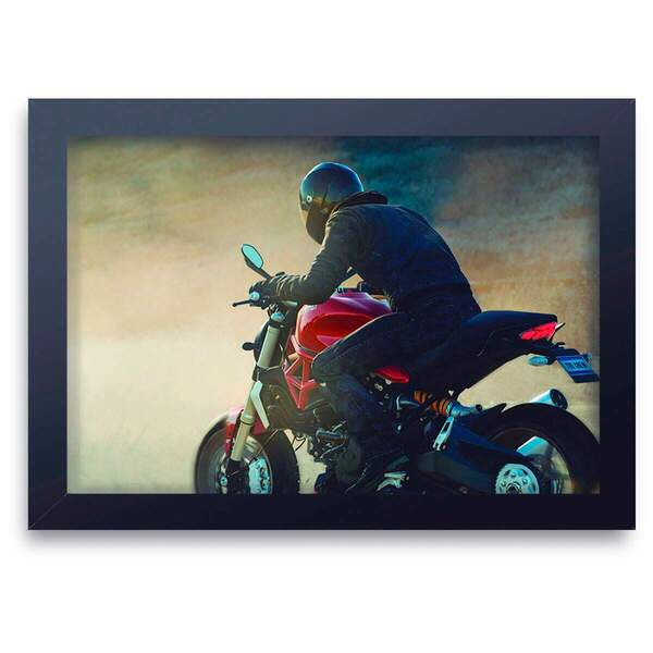 Quadro Decorativo Moto 09  30x45cm