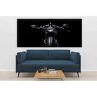 Quadro Decorativo Motocicletas Black Motorcycle - 120x80cm