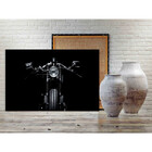 Quadro Decorativo Motocicletas Black Motorcycle - 120x80cm