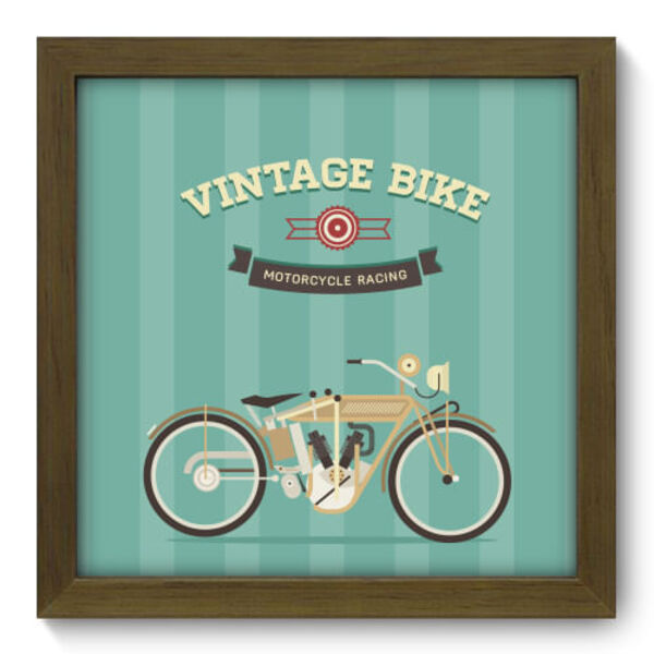 Quadro Decorativo - Motorcycle - 22cm X 22cm - 023qdvm