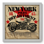 Quadro Decorativo - Motorcycle - 33cm X 33cm - 191qddb