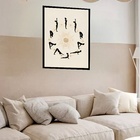 Quadro Decorativo Movimento Círculo Yoga  - 70x50cm Moldura P