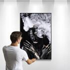 Quadro Decorativo Mulher Africana Dour 60x90x4,4 Luven Pre