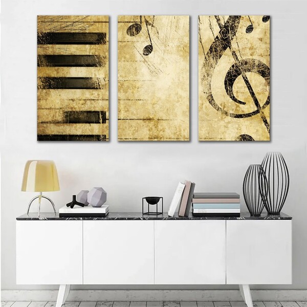 Quadro Decorativo Musica Vintage