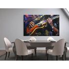 Quadro Decorativo Musical Play Guitar - 150x80cm