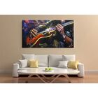 Quadro Decorativo Musical Play Guitar - 150x80cm