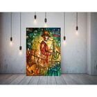 Quadro Decorativo Músico Jazz Night - 150x100cm