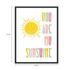 Quadro Decorativo My Sunshine Branco