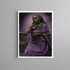 Quadro Decorativo Nanã - Candomblé 45x34cm - Com Vidro Moldur