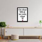 Quadro Decorativo Não Coloque Limite Em Seus Sonhos 45x34cm A