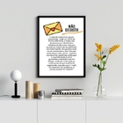 Quadro Decorativo Não Desista- Reflexão 45x34cm Moldura:madei