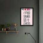 Quadro Decorativo Não Destrua Seus Sonhos 45x34cm A3 (45 X 34)