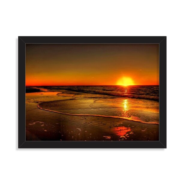 Quadro Decorativo Nascer Do Sol Praia